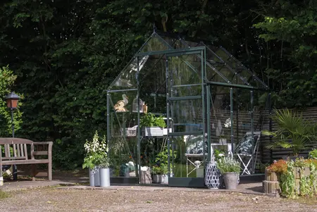 ICON 6 · 3.7 m² (6' x 6') Grøn m/3 mm Hærdet Glas